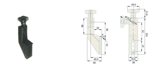 705 Опора направляющих L190 мм нейлон