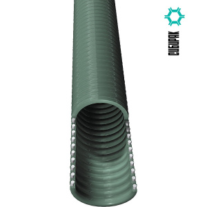 Шланг для ассенизаторской машины д.102x114.4 мм "Сибиряк", морозостойкий, темно-зеленый