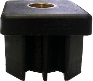 748 Резьбовая заглушка профиля под опору (квадрат) 40x40