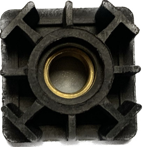 748 Резьбовая заглушка профиля под опору (квадрат) 40x40