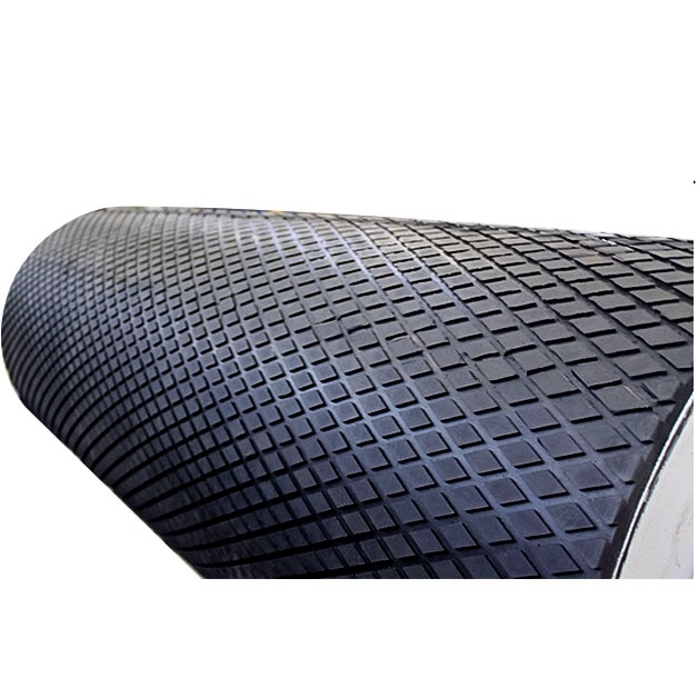 Резиновая футеровка барабанов конвейеров