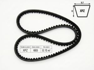 Ремень зубчатый  XPZ 665/3VX262 TRUE BELTS