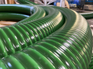 Шланг для ассенизаторской машины д.102x114.4 мм "Сибиряк", морозостойкий, темно-зеленый