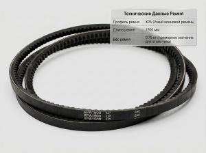 Ремень зубчатый XPA 1500