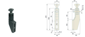 704 Опора направляющих L200