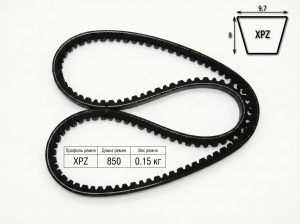 Ремень зубчатый  XPZ 850/3VX335 TRUE BELTS