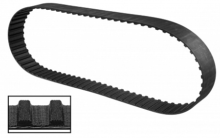 Ремень зубчатый H325 (длина 825.5 мм, 65 зубьев) ширина  100 мм