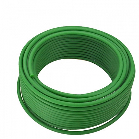 Ремень круглый полиуретановый д. 08 мм зеленый шершавый с кордом