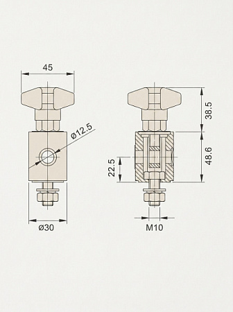 781 Головка для опоры L 48.8
