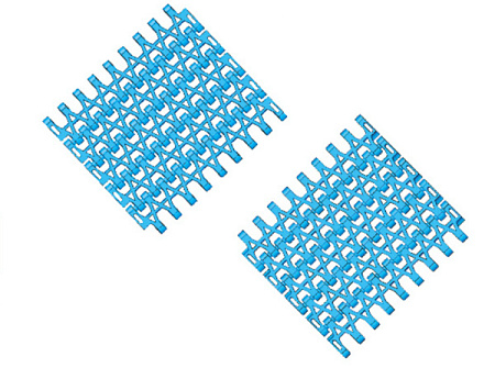 Модульная лента Holzer 2520 Flush Grid шаг 25.4 мм, толщина 10 мм, открытость 35%, POM, белый цвет