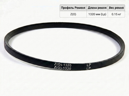 Ремень клиновой Z(O)-1320 ГОСТ 1284-89