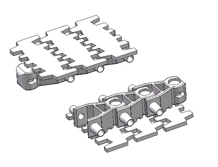 Пластиковая цепь поворотная 2350PW K406 (103 мм) POM 